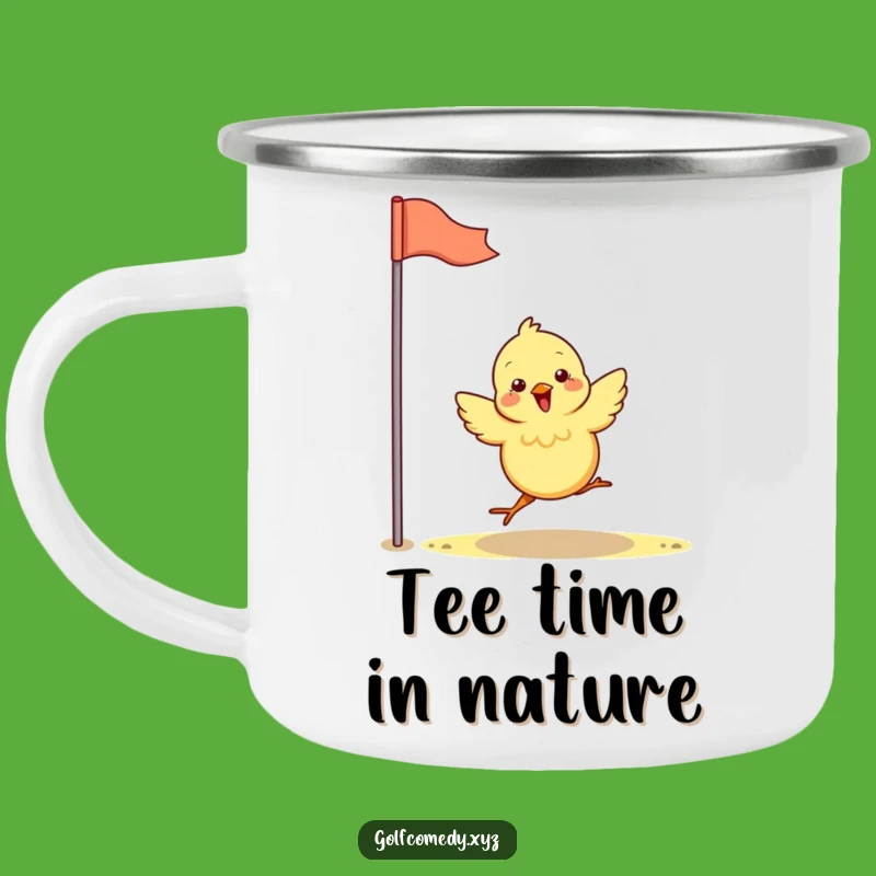 Adventure Funny Chick Golf Camping Mug - Rugged & Hilarious Birdie Cup Gift