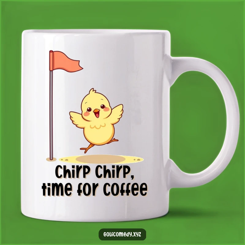 Funny Chick Golf Greeting Mug - Hilarious Birdie Gift for Golf Lovers
