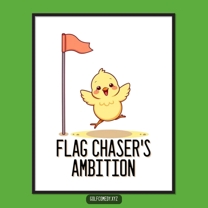 Funny Chick Golf Digital Art - Instant Hilarious Birdie Download Gift